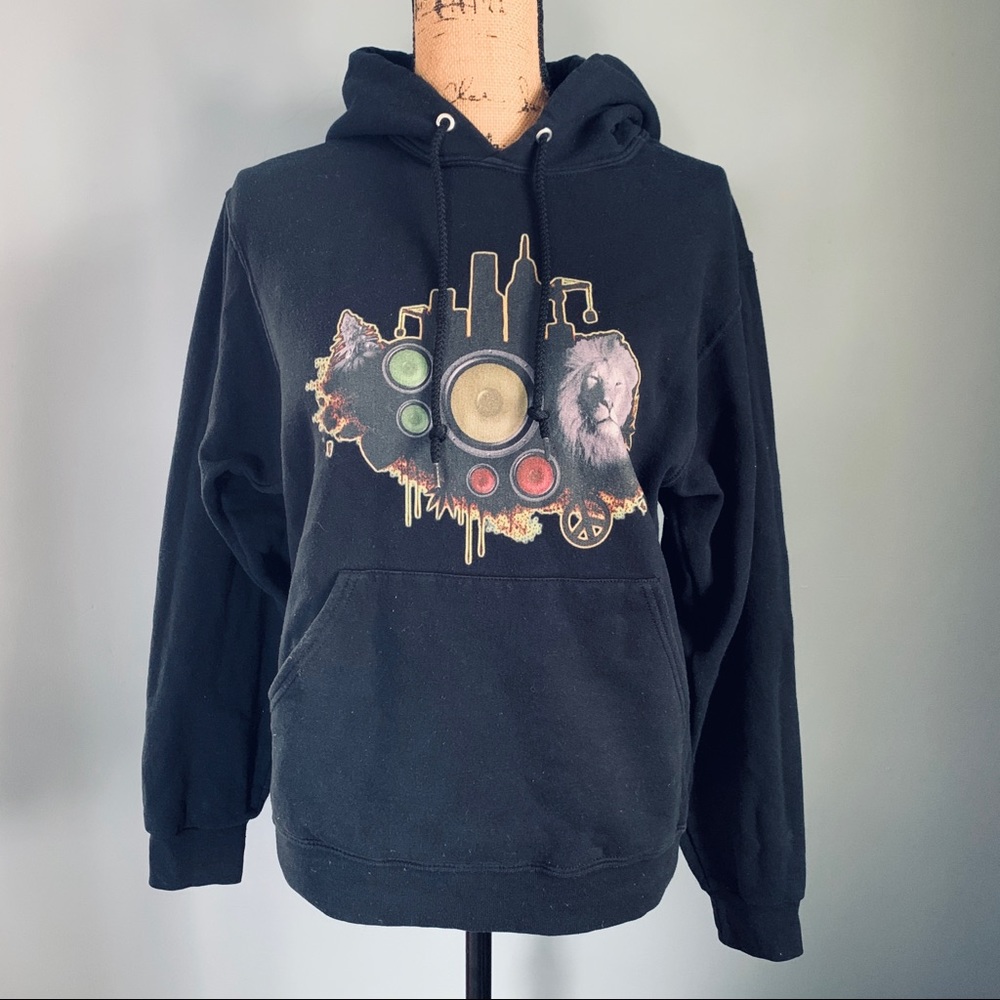 NYC Rasta Music Peace Lion Hoodie